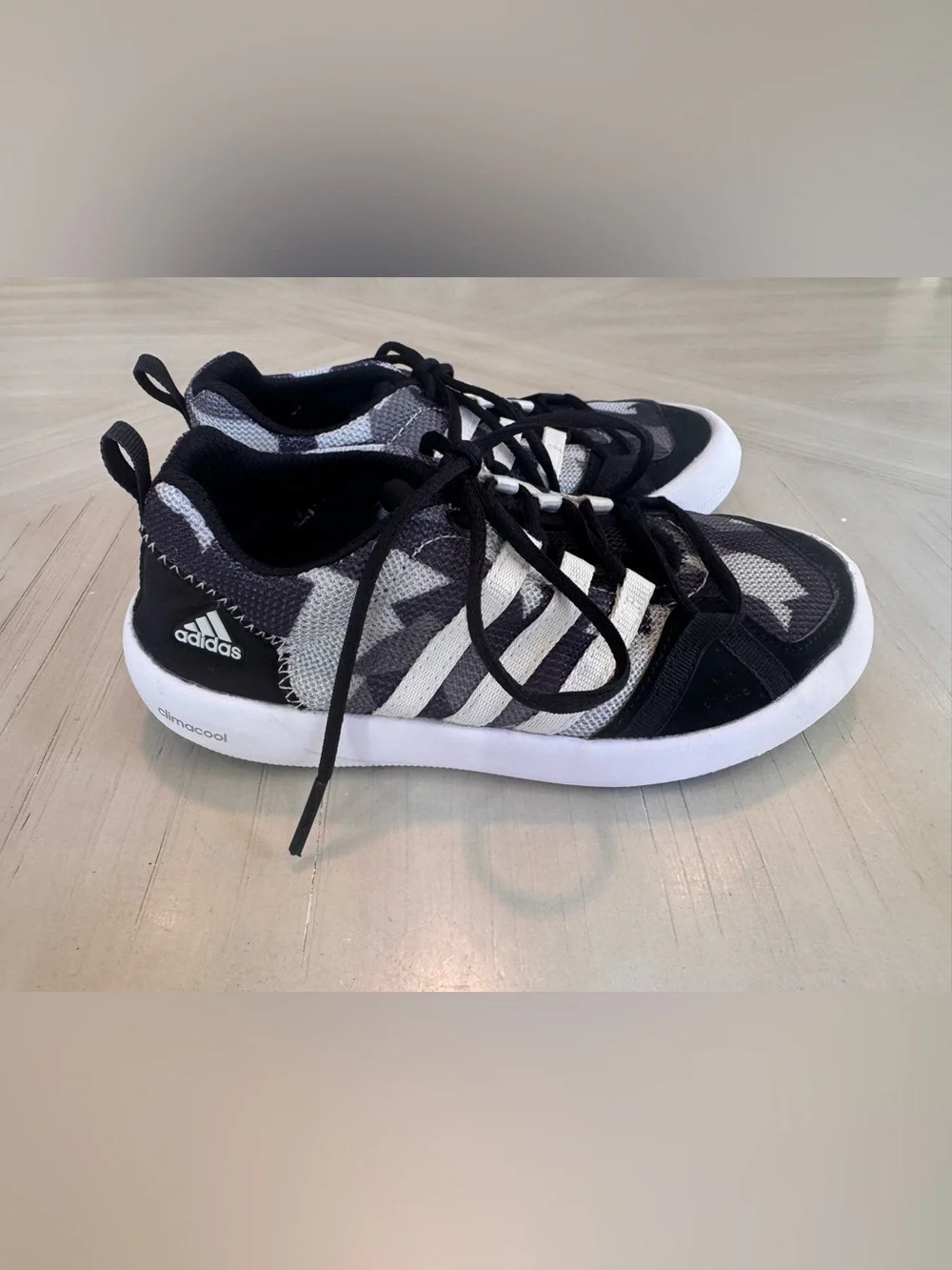Adidas Boy’s Climacool Boat Lace K Athletic Water Shoes – Size 13 – Camo